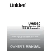 Uniden UH5060 Transceiver manual cover