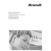 Brandt BFC3852BS Refrigerator manual cover