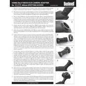 Bushnell 780050 Camera manual cover