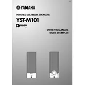 Yamaha YST-M101 Speaker manual cover