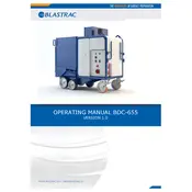 Blastrac BDC-655 Dust Collector manual cover