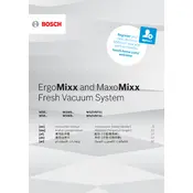 Bosch ErgoMixx MS8CB61V5G Accessories manual cover