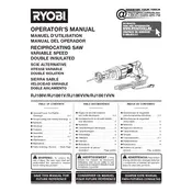 Ryobi RJ186V Saw manual cover