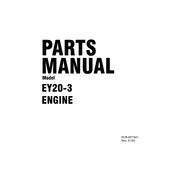 Subaru EY20-3 Engine manual cover