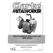 Clarke 6500533 CBG8370LW Bench Grinder Light Wire Wheel manual cover