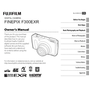 Fujifilm FinePix F300EXR Camera manual cover