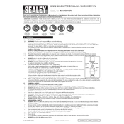 Sealey MAG60110V Drill manual cover