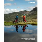 Trek 2021 Powerfly Full Suspension Bicycle manual cover