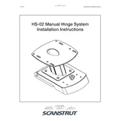 Scanstrut HS-02 Hinge System manual cover