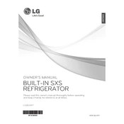 LG LSSB2691ST Refrigerator manual cover