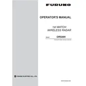 Furuno DRS4W Radar manual cover