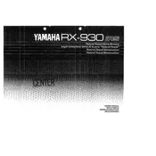 Yamaha RX-930 Receiver manual cover