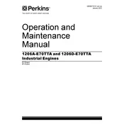 Perkins 1206A-E70TTA Engine manual cover