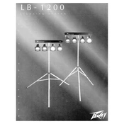 Peavey LB 1200 Lighting System manual cover