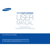 Samsung HMX-QF30 Camcorder manual cover