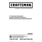 Craftsman CMP21PL Nailer manual cover