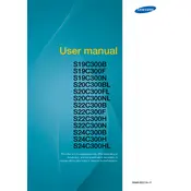 Samsung S19C300B Monitor manual cover