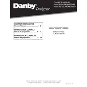 Danby DCR031B1WDD Refrigerator manual cover