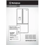 Westinghouse WBE4302WC Fridge manual cover