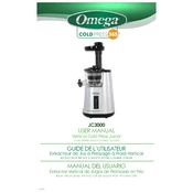 Omega JC3000SV13 Juicer manual cover