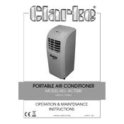 Clarke 3230565 AC7000 Portable Air Conditioner manual cover