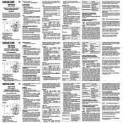 Sencor SWS TH8700 Sensor manual cover