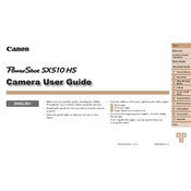 Canon PowerShot SX510 HS manual cover