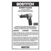 Bostitch BTMT72394 Chisel manual cover