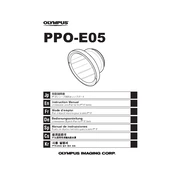 Olympus PPO-E05 manual cover