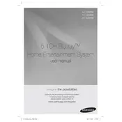 Samsung Blu-ray HT-D5500 Series Home Theater System manual cover