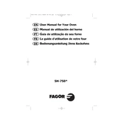 Fagor 5H-750B Oven manual cover