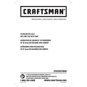 Craftsman CMXEVBE17656 Vacuum manual cover