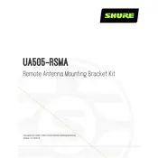 Shure UA505-RSMA Antenna manual cover