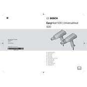 Bosch EasyHeat 500 Heat Gun manual cover