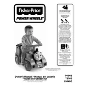 Power Wheels Mattel Thomas and Friends CHN00 Toy manual cover