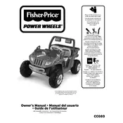 Power Wheels Mattel Arctic Cat Pink CCG93 Toy manual cover