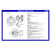 Casio TQ378 Clock manual cover