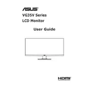 ASUS TUF Gaming VG35VQ Monitor manual cover