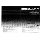 Yamaha M-60 Amplifier manual cover