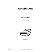 Grundig Slimline GSV41620 Dishwasher manual cover