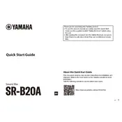 Yamaha SR-B20A Soundbar manual cover