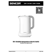 Sencor SWK 1591WH Kettle manual cover