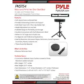 Pyle PKST54 Stool manual cover