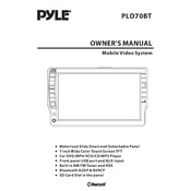 Pyle PLD70BT Video System manual cover