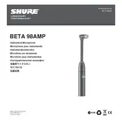 Shure BETA98AMP Microphone manual cover