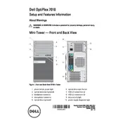 Dell OptiPlex 7010 Desktop manual cover