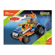 Mega Bloks Mattel Mikey Pizza Racer DMX38 Construction Set manual cover