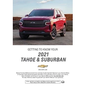 Chevrolet Suburban 2021 manual cover