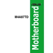 ASUS M4A87TD-USB3 Motherboard manual cover