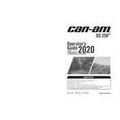 Can-Am DS 250 2020 Vehicle manual cover